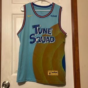 Nike Tune Squad LeBron James Stitched Basketball Jersey L